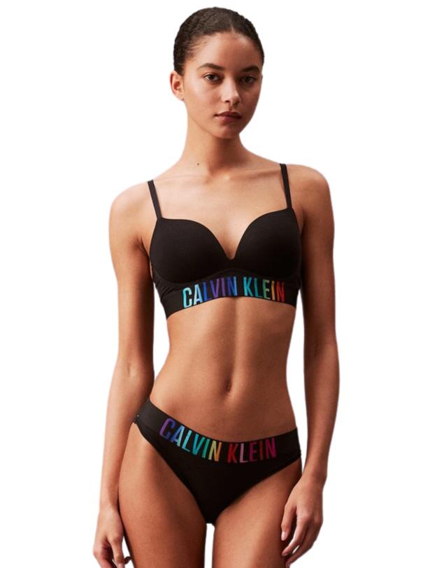 Calvin Klein Intense Power Pride Push-Up Bra Black/ Ombre Pride