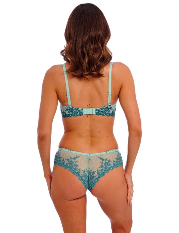 Wacoal Embrace Lace Plunge Bra Eggshell Blue/Brittany Blue