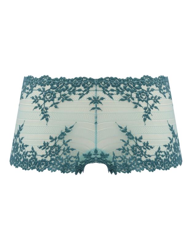 Wacoal Embrace Lace Boy Short Eggshell Blue/Brittany Blue