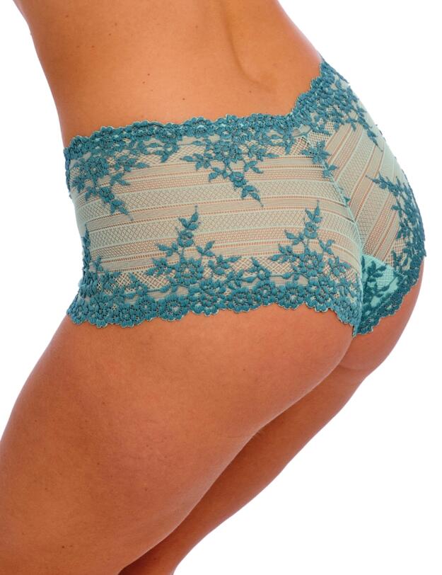 Wacoal Embrace Lace Boy Short Eggshell Blue/Brittany Blue