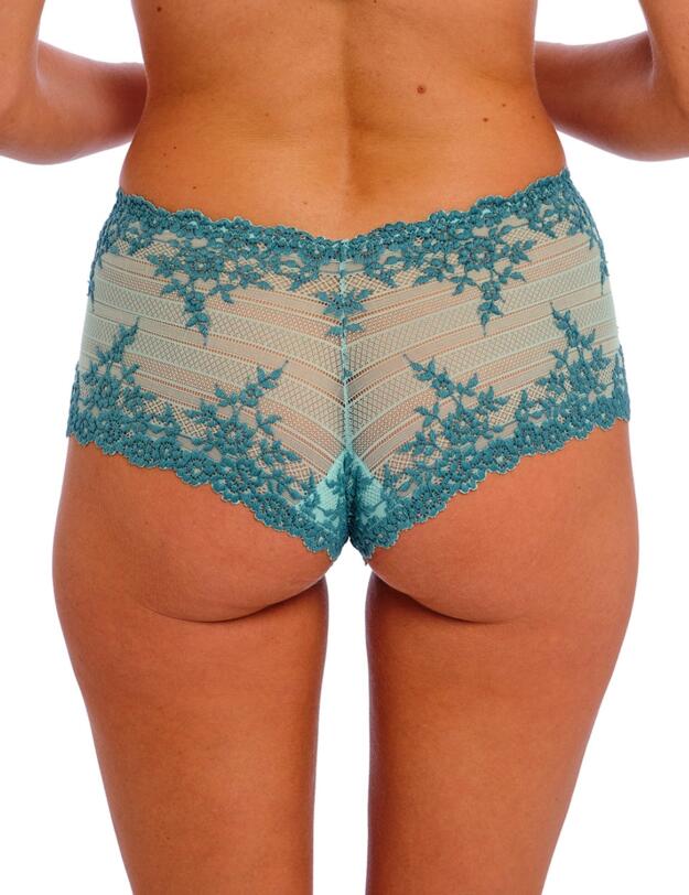 Wacoal Embrace Lace Boy Short Eggshell Blue/Brittany Blue