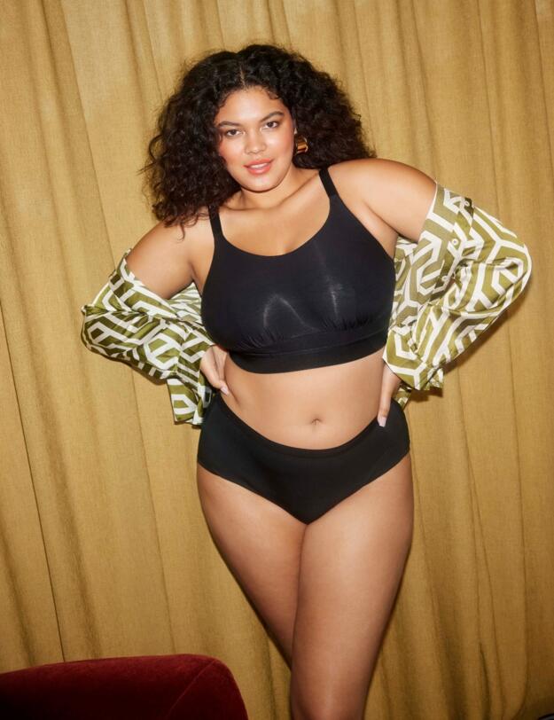 Elomi Downtime Non-Wired Bralette Black