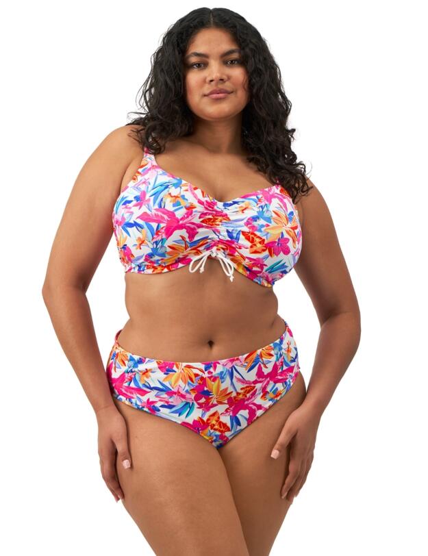 Elomi Savaneta Mid-Rise Bikini Brief White