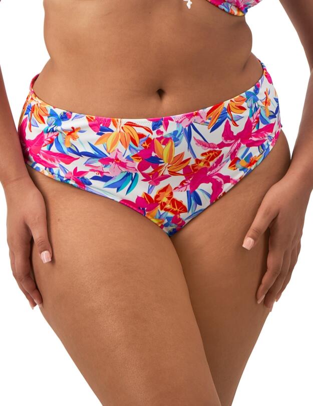 Elomi Savaneta Mid-Rise Bikini Brief White