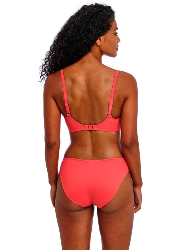 Freya Jewel Cove Sweetheart Bikini Top Plain Sunset