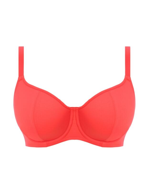 Freya Jewel Cove Sweetheart Bikini Top Plain Sunset