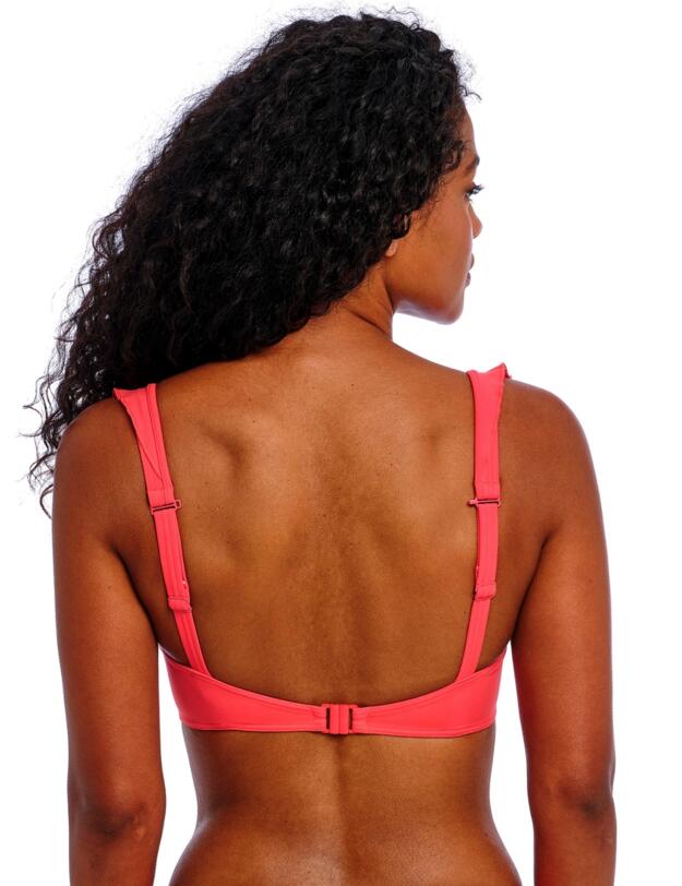 Freya Jewel Cove High Apex Bikini Top Plain Sunset