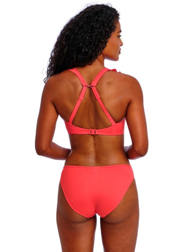 Freya Jewel Cove High Apex Bikini Top Plain Sunset