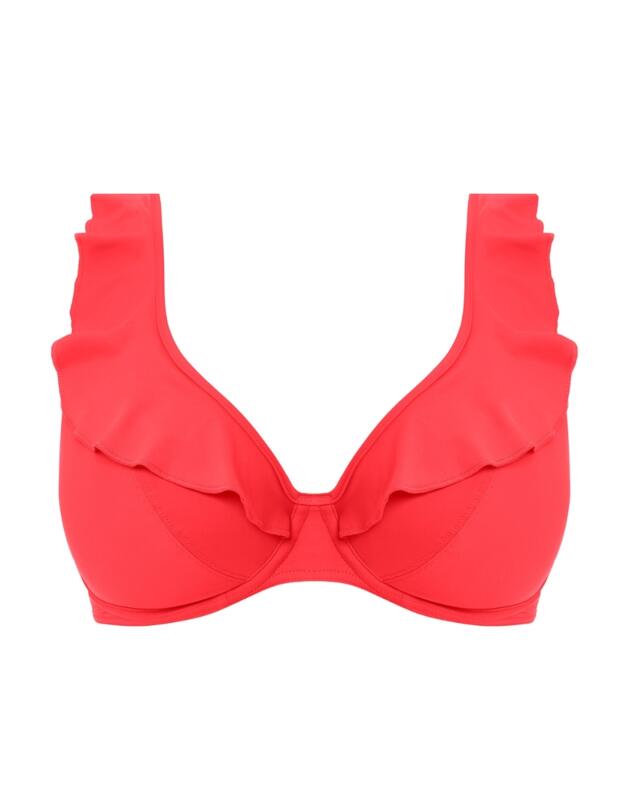 Freya Jewel Cove High Apex Bikini Top Plain Sunset
