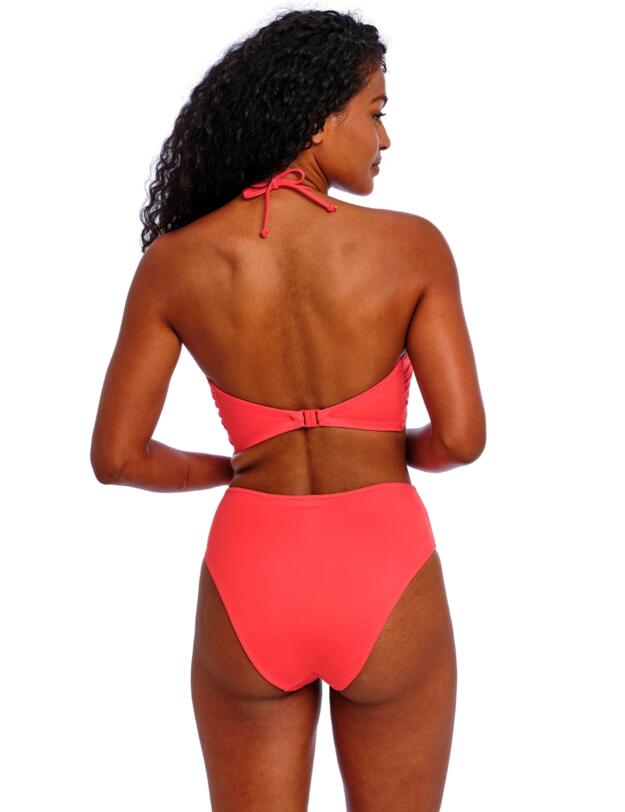 Freya Jewel Cove Bandeau Bikini Top Plain Sunset
