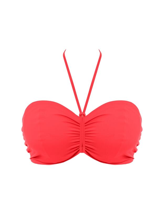 Freya Jewel Cove Bandeau Bikini Top Plain Sunset