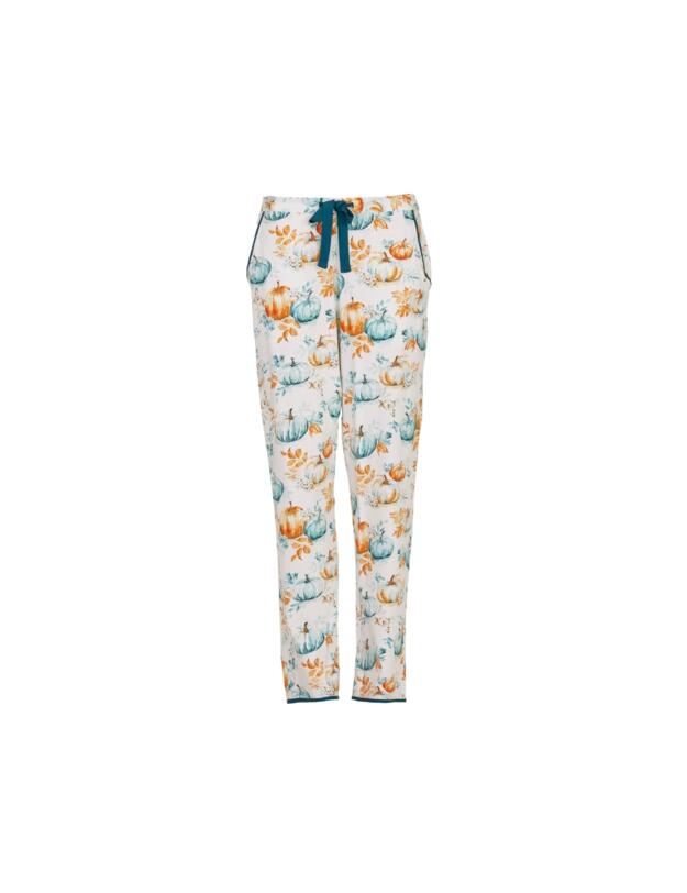 Cyberjammies Goldie Pumpkin Printed Jersey Pyjama Bottoms Cream Mix