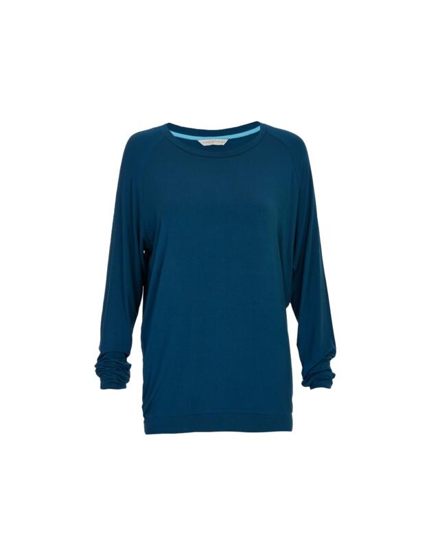 Cyberjammies Goldie Slouch Jersey Pyjama Top Teal