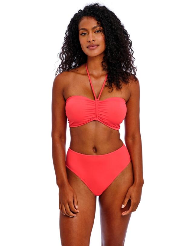 Freya Jewel Cove High Waist Bikini Brief Plain Sunset