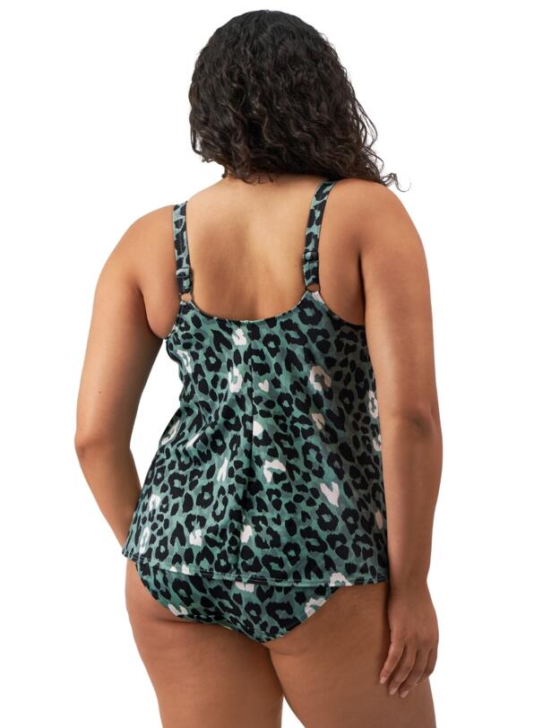 Elomi Jungle Bay Non Wired Moulded Tankini Top Olive
