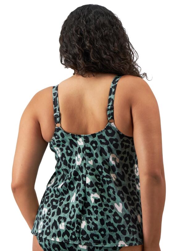 Elomi Jungle Bay Non Wired Moulded Tankini Top Olive