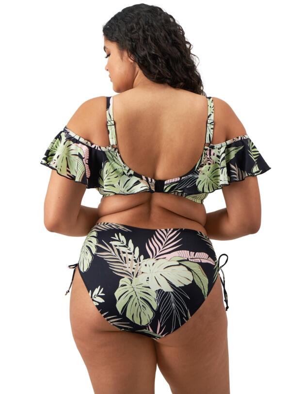 Elomi Tropical Retreat Underwired Bikini Top Black