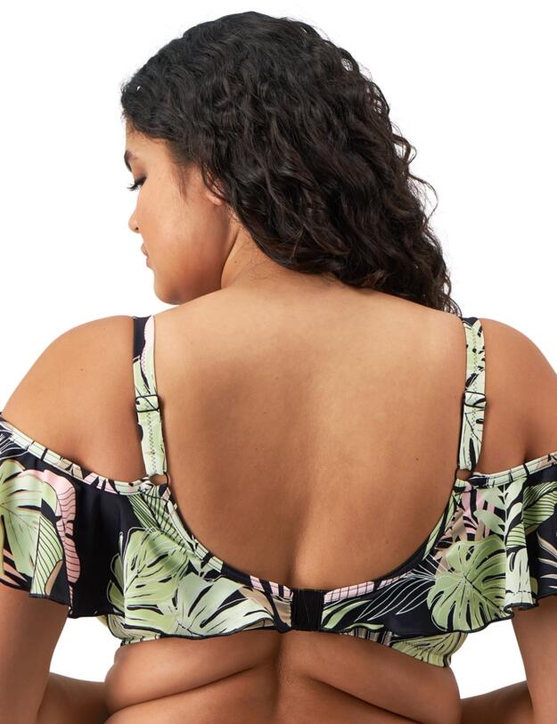 Elomi Tropical Retreat Underwired Bikini Top Black