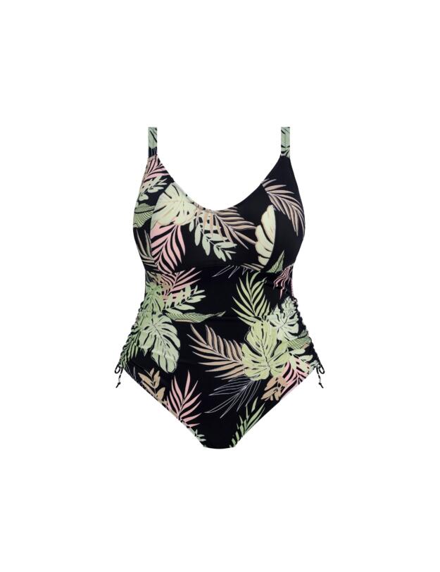 Elomi Tropical Retreat Non Wired Swimsuit Black