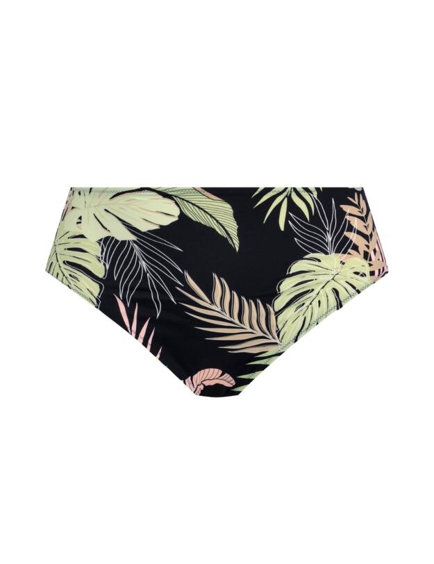 Elomi Tropical Retreat Mid Rise Bikini Brief Black