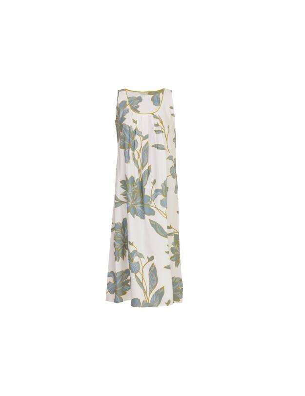 Cyberjammies Piper Floral Print Long Nightdress White Mix