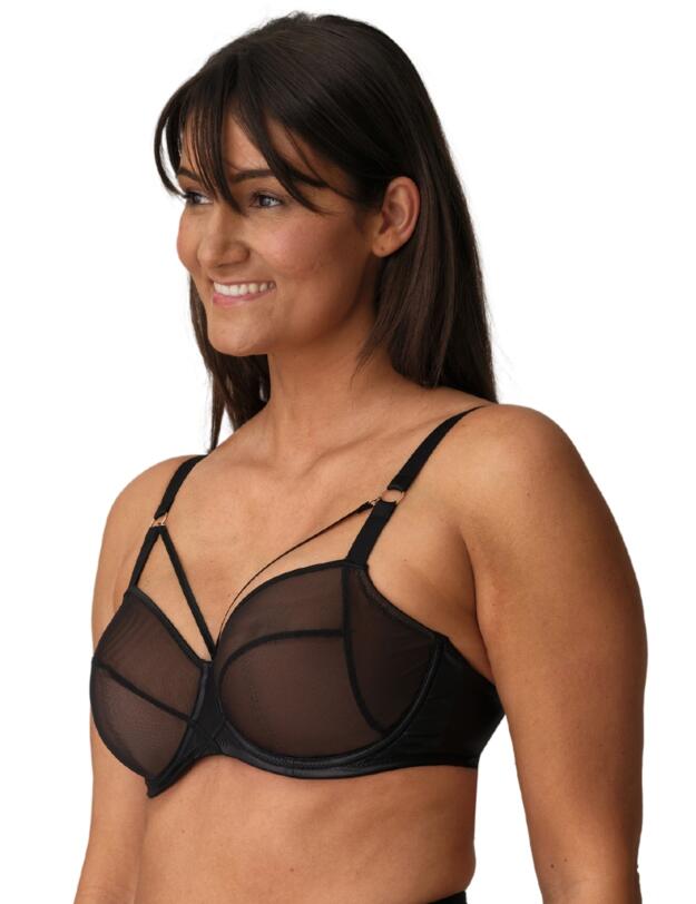 Prima Donna Twist Zipolite Full Cup Bra Black
