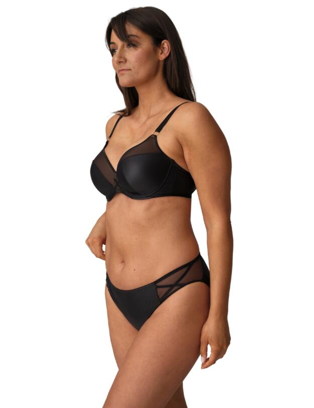 Prima Donna Twist Zipolite Padded Heartshape Bra Black