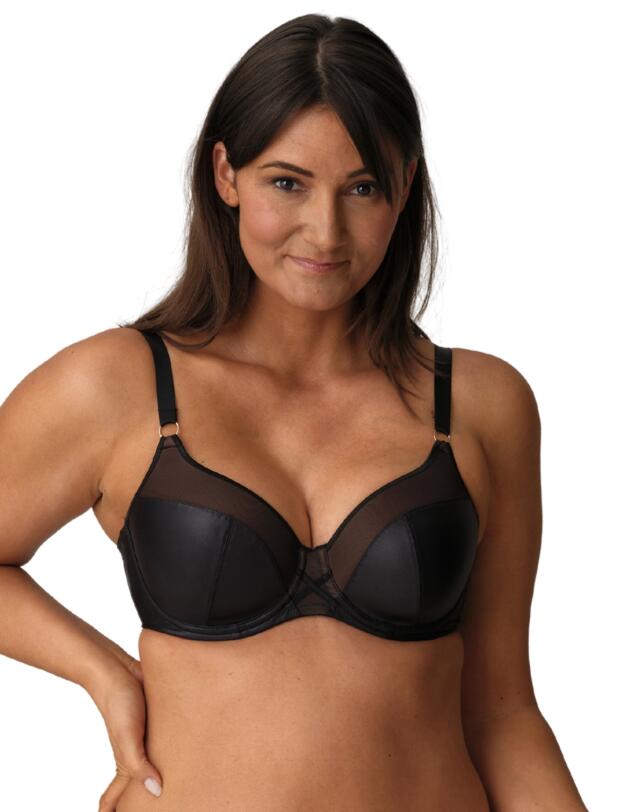 Prima Donna Twist Zipolite Padded Heartshape Bra Black