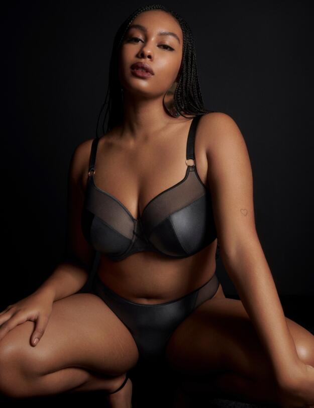 Prima Donna Twist Zipolite Padded Heartshape Bra Black