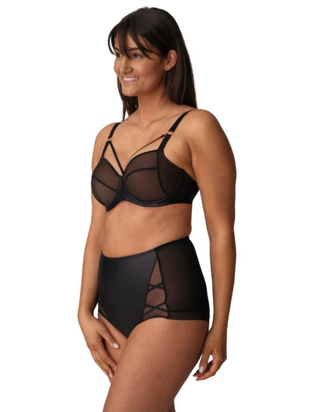 Prima Donna Twist Zipolite Full Brief Black