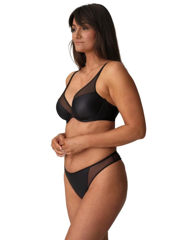 Prima Donna Twist Zipolite Thong Black