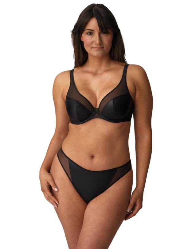 Prima Donna Twist Zipolite Thong Black