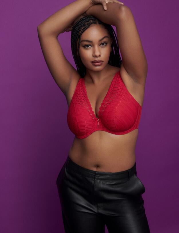 Prima Donna Twist Los Ayala Plunge Bra Sangria