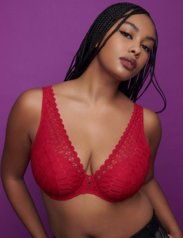 Prima Donna Twist Los Ayala Plunge Bra Sangria
