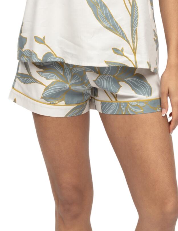 Cyberjammies Piper Floral Print Shorts White Mix