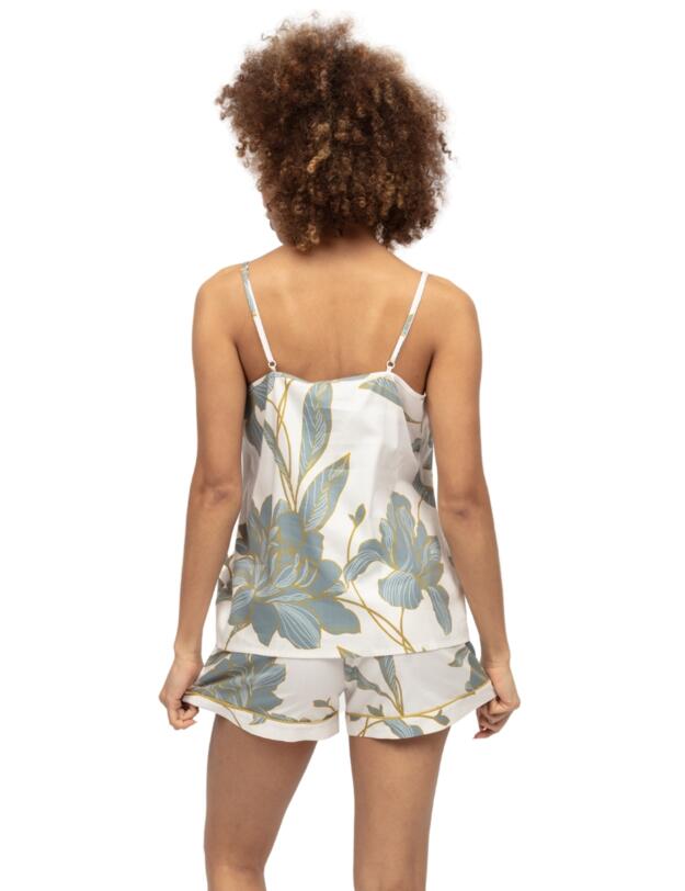 Cyberjammies Piper Floral Print Shorts White Mix