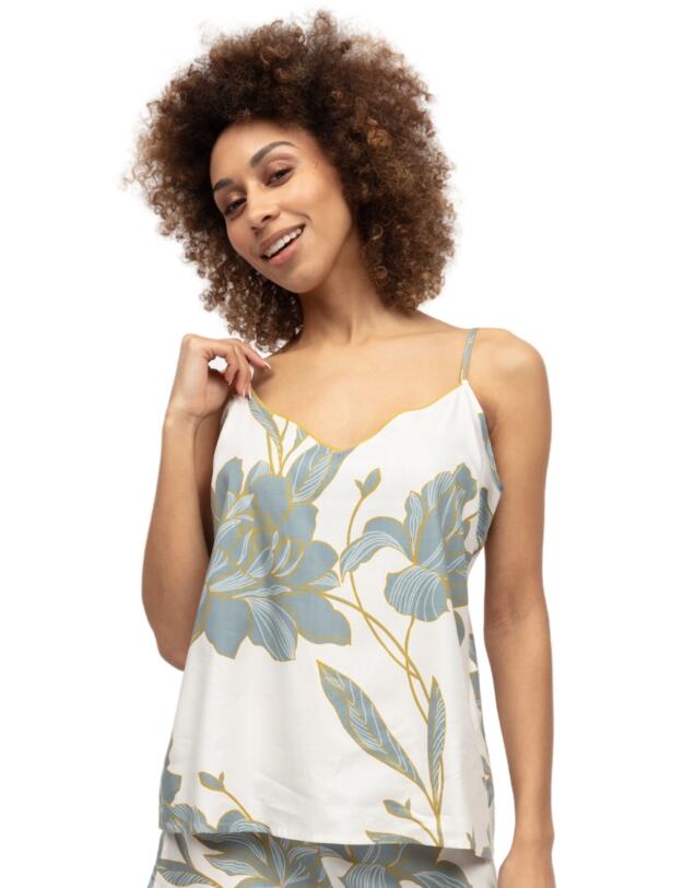 Cyberjammies Piper Floral Print Cami White Mix