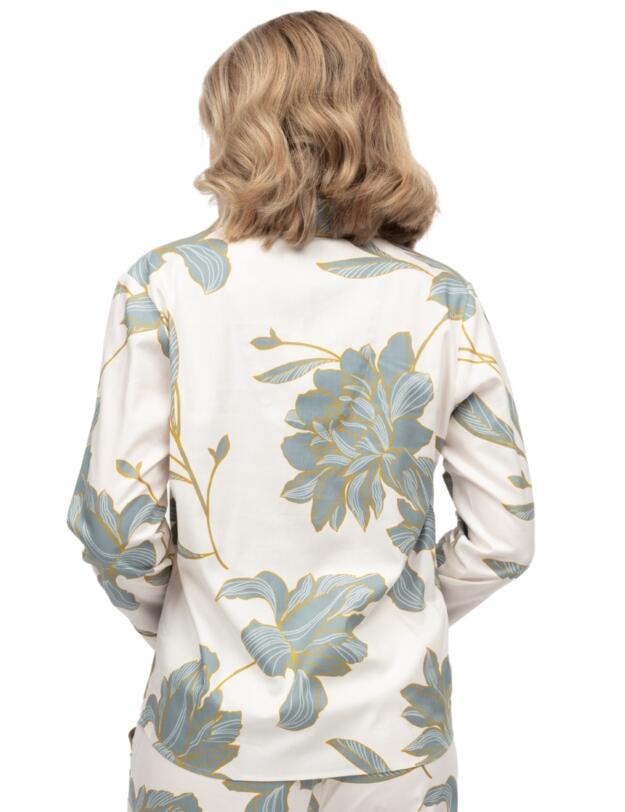 Cyberjammies Piper Floral Print Pyjama Top White Mix