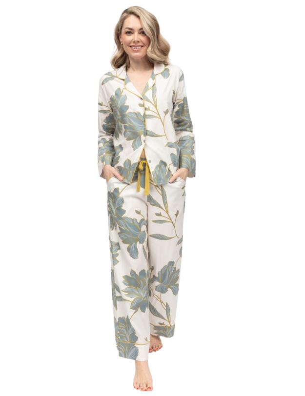 Cyberjammies Piper Floral Print Pyjama Top White Mix