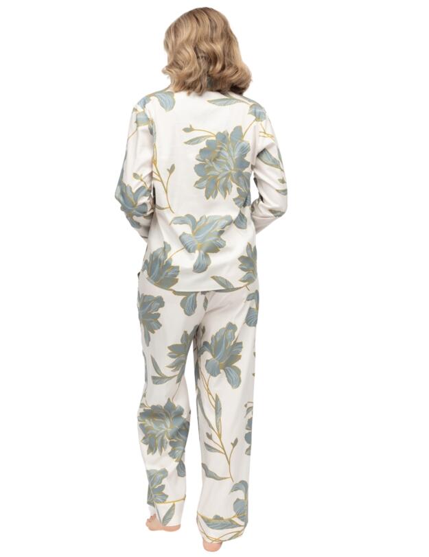 Cyberjammies Piper Floral Print Pyjama Top White Mix