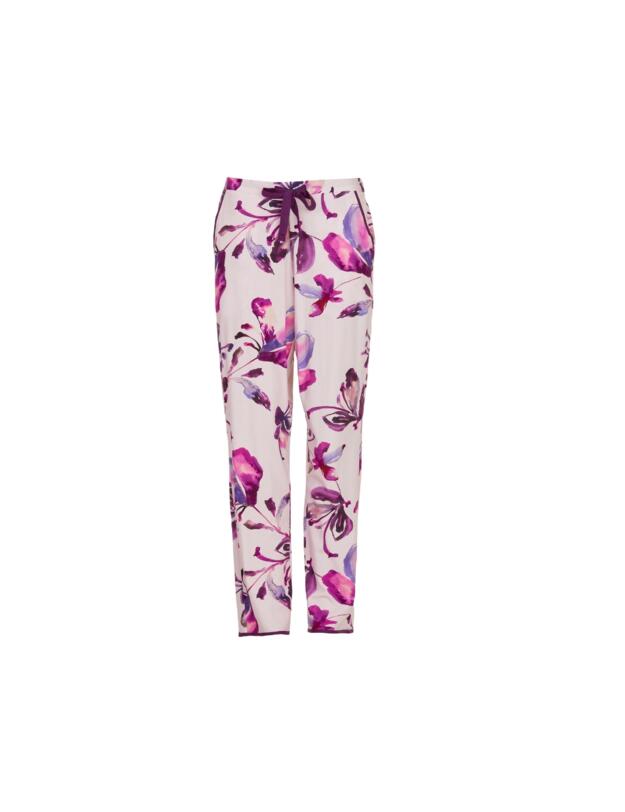 Cyberjammies Colette Floral Printed Jersey Pyjama Bottoms Pink Mix