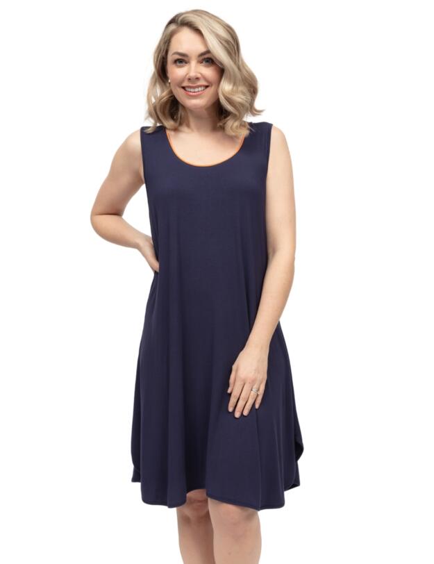 Cyberjammies Taylor Jersey Swing Nightdress Blue Mix