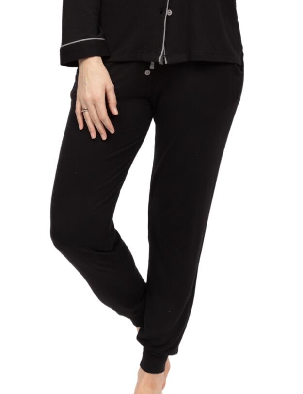 Cyberjammies Parker Jersey Pyjama Bottoms Black