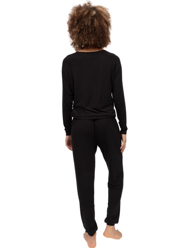 Cyberjammies Parker Slouch Jersey Pyjama Top Black