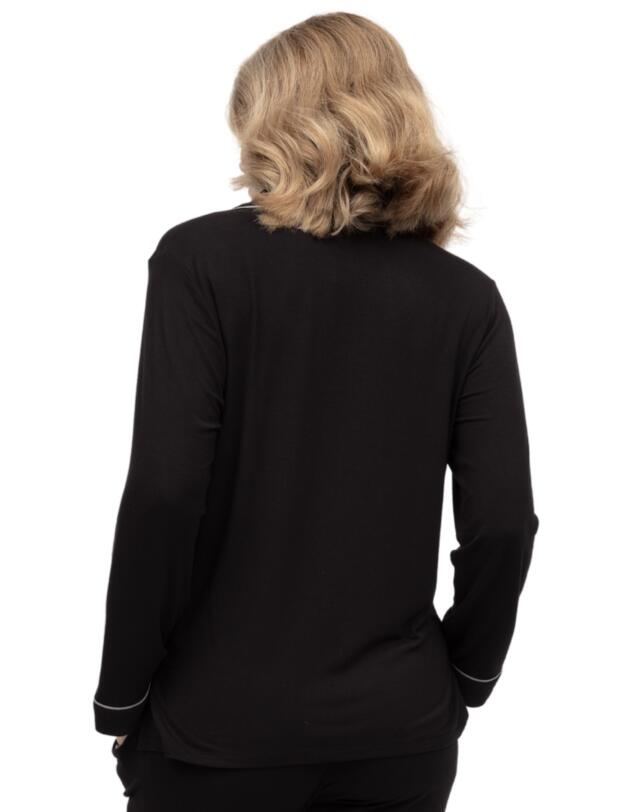 Cyberjammies Parker Revere Jersey Pyjama Top Black