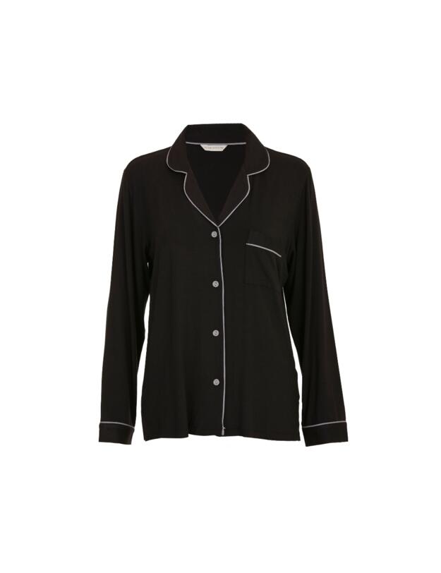 Cyberjammies Parker Revere Jersey Pyjama Top Black