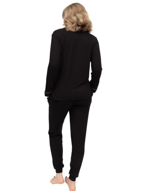 Cyberjammies Parker Revere Jersey Pyjama Top Black