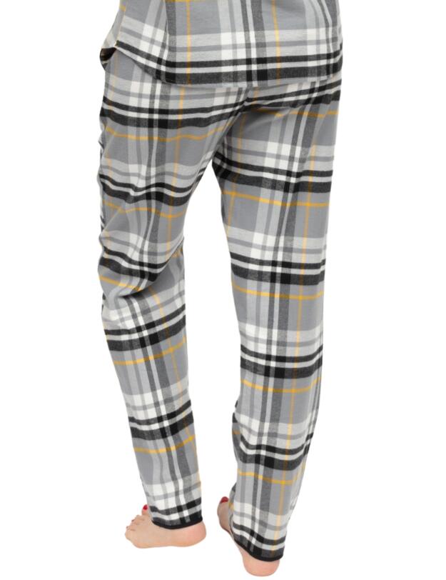 Cyberjammies Parker Brushed Check Pyjama Bottoms Grey Mix