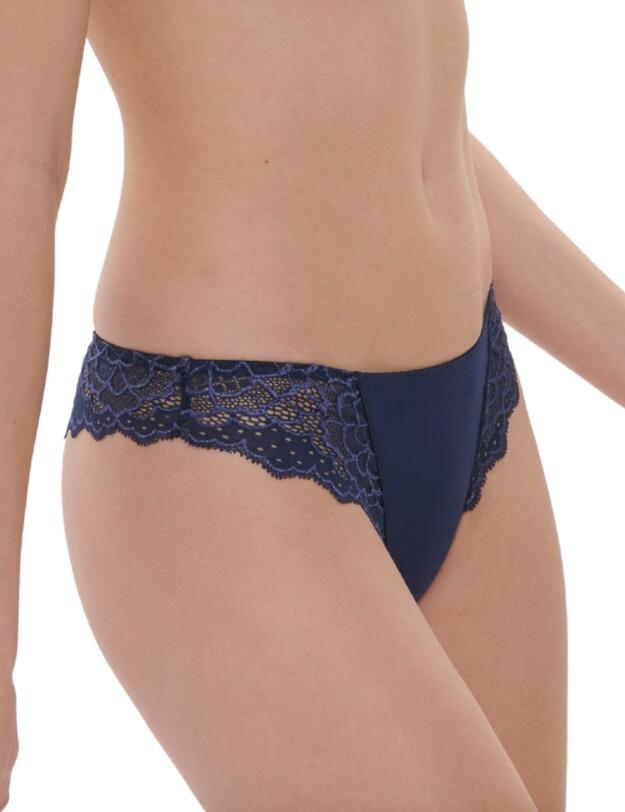 Simone Perele Caresse Tanga Brief Ink Blue