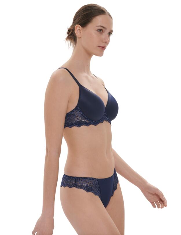 Simone Perele Caresse Tanga Brief Ink Blue